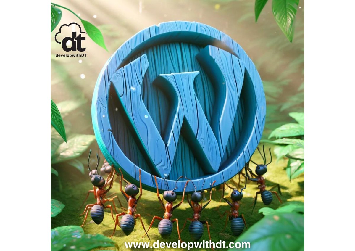 Like busy ants building their colony, our WordPress development team constructs robust websites. Let us work tirelessly to build your online empire! Explore more at developwithdt.com
#WebDevelopment #WordPressExperts #OnlineEmpire #DevelopWithDT