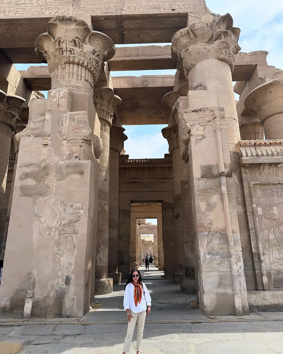Wander through ancient temples of Egypt inscribed with hieroglyphics as you travel up the Nile on the S.S. Sphinx. #ExploreUniworld 📷IG: jacquigiff