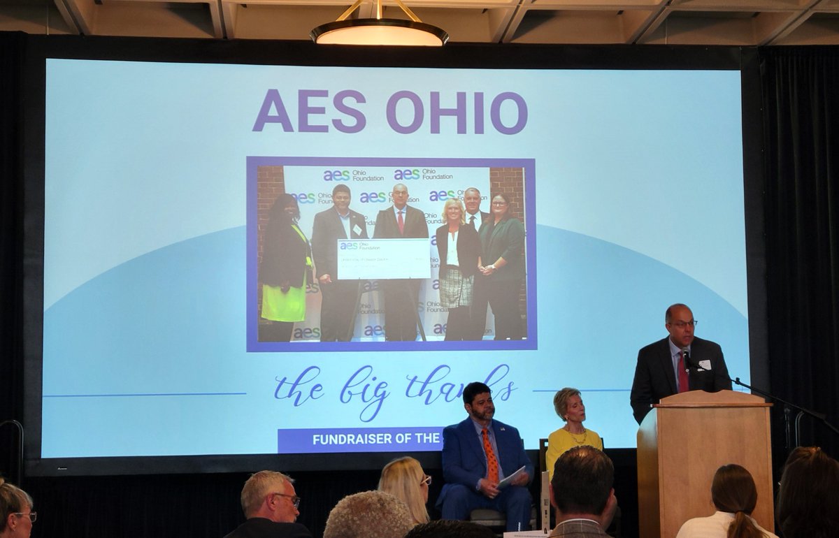 AES Ohio is honored to be awarded Fundraiser of the Year by the United Way of the Greater Dayton Area! Our employees are dedicated to making a positive impact in our communities and strongly believe in the power of giving back. Thank you to the @DaytonUnitedWay for this honor