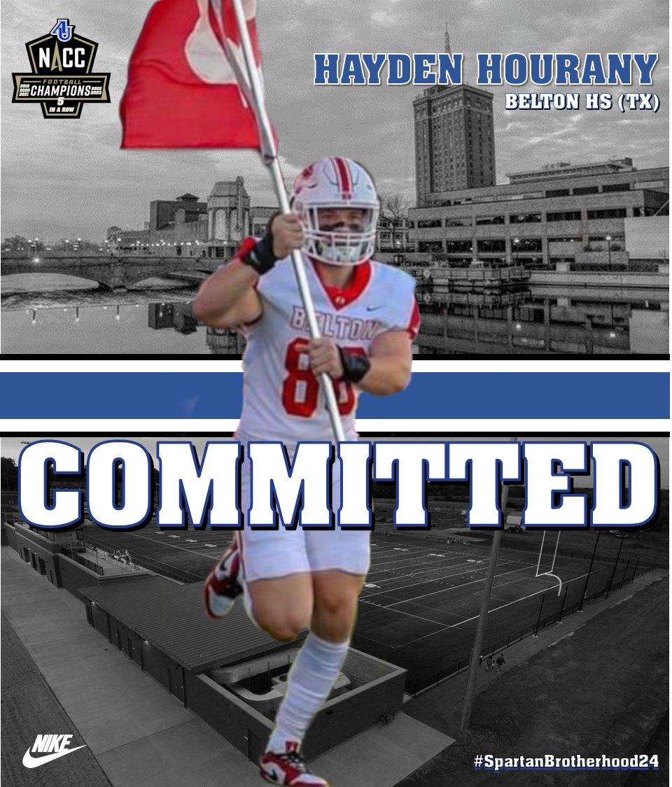 Spartan Fans, we are excited to welcome @HouranyHayden from Belton HS to the Aurora Football Family. #WeAreOneAU #SpartanBrotherhood24