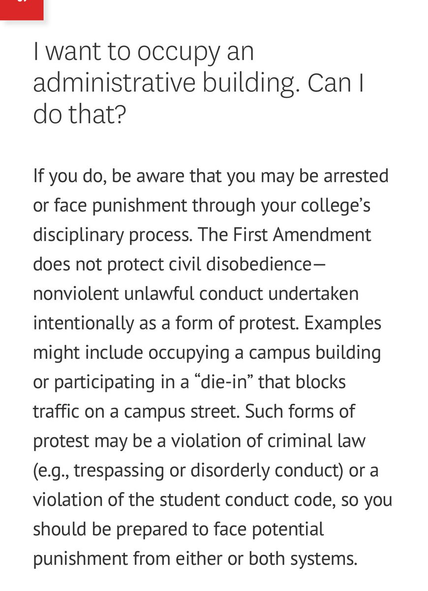 It took me 10 seconds to find a very clearly written primer to protesting on campuses and Chris Hayes couldn’t figure it out? thefire.org/research-learn…