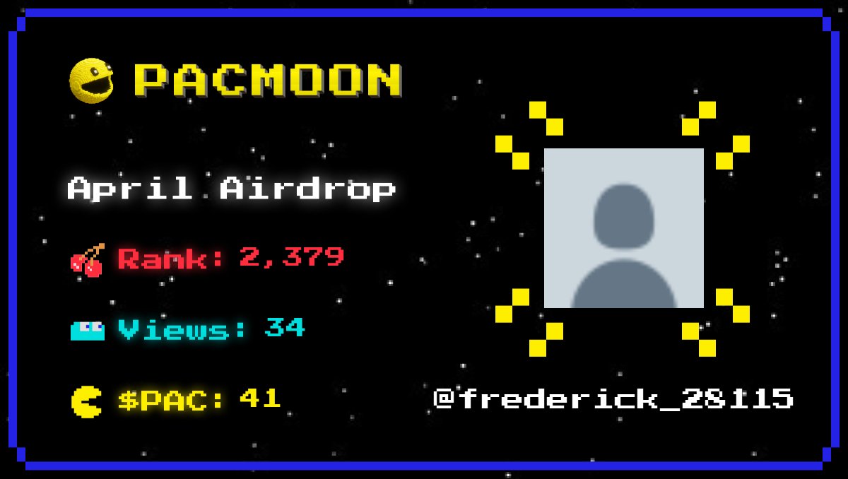 Pacmoon Score Card!
@pacmoon_
#PacMoon #thefutureisbright #crypto
