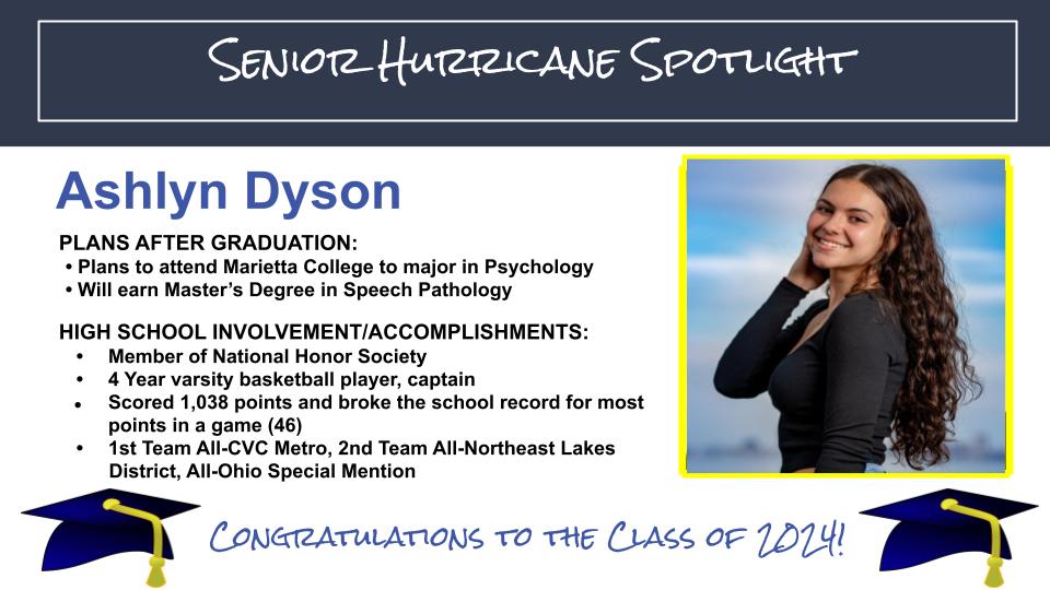 Celebrating the Brooklyn High School Class of 2024! 
Congratulations, Ashlyn!