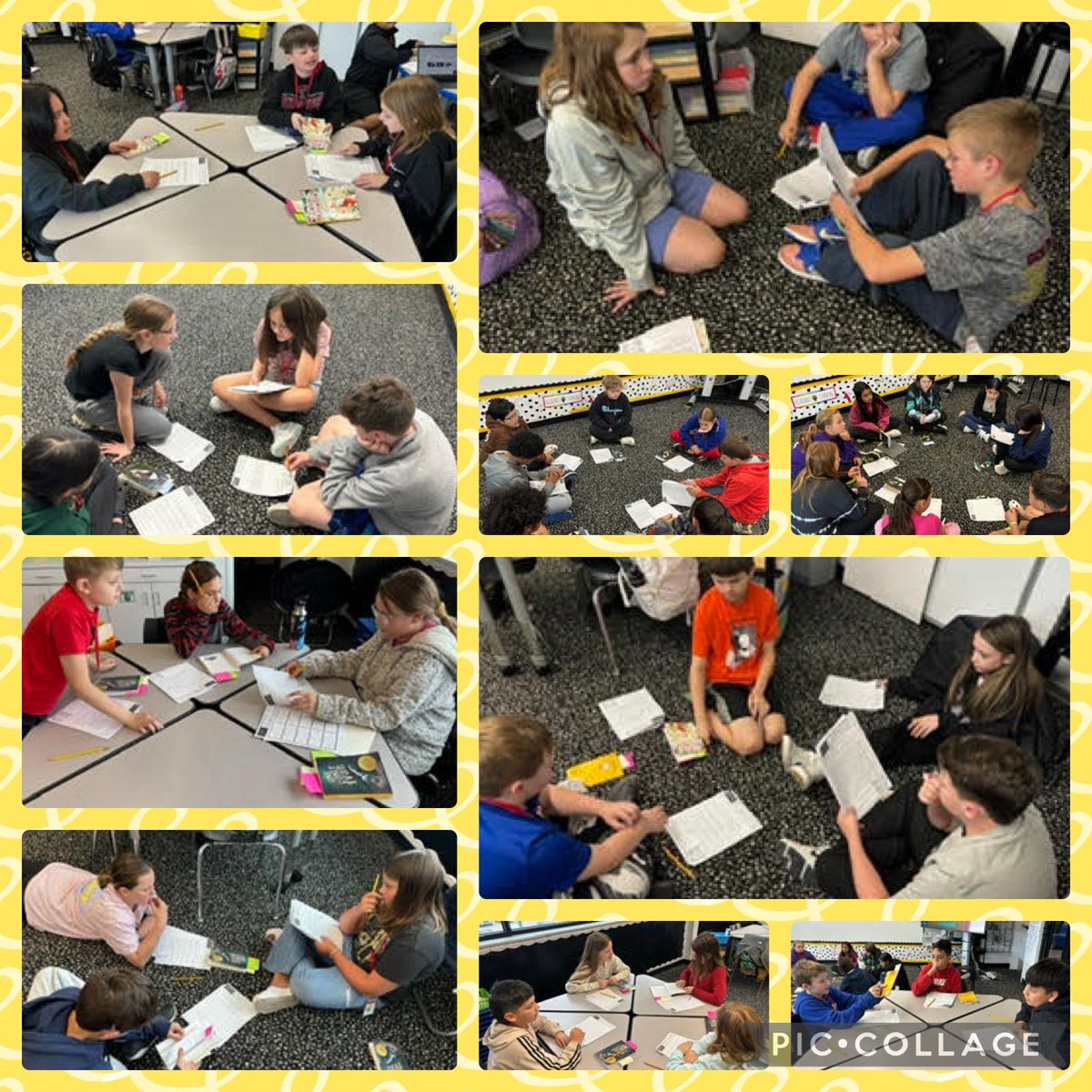 Students in Mrs. Drury's 5th grade RLA class are beginning their novel studies, and they are loving it! They are reading, responding, and discussing with their group about their similar books. The discussions are great! #WeAreLCP #LCPFamily #BetterTogether