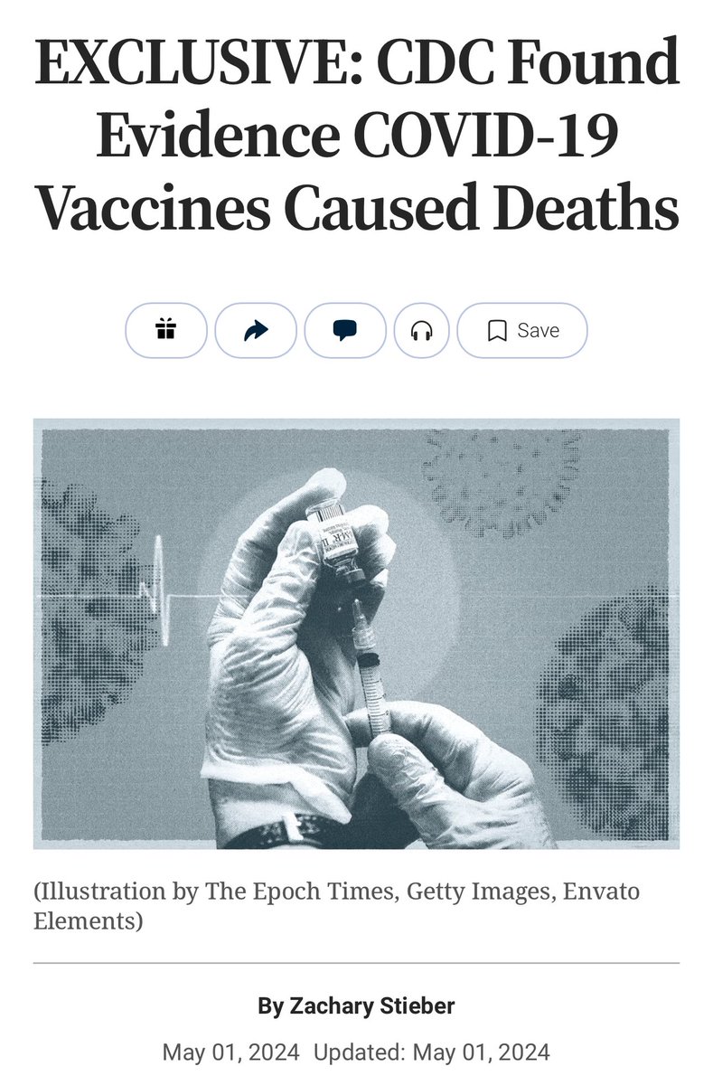 Will we have another hearing about this now? Accountability? Anything?

“U.S. Centers for Disease Control and Prevention (CDC) officials found evidence that the Pfizer-BioNTech and Moderna COVID-19 vaccines caused multiple deaths before claiming that there was no evidence linking…