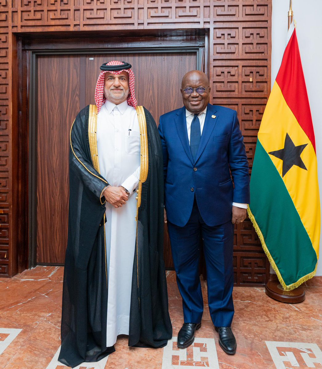 President of Ghana Meets Qatar's Ambassador #MOFAQatar