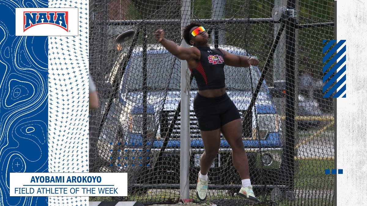 M🏃‍♂️
Ayobami Arokoyo from @SXUAthletics wins the last Men's Outdoor #NAIATrack Athlete of the Week crown in 2024!    

Find out more--> bit.ly/4dnYrpk

#NAIAPOTW #collegetrack