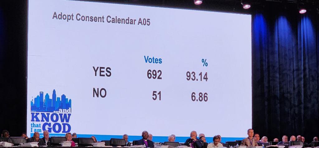 Historic day at General Conference as the UMC removes exclusionary language concerning gay and lesbian people from our Book of Discipline 93% to 7%.  Proud of our church today.