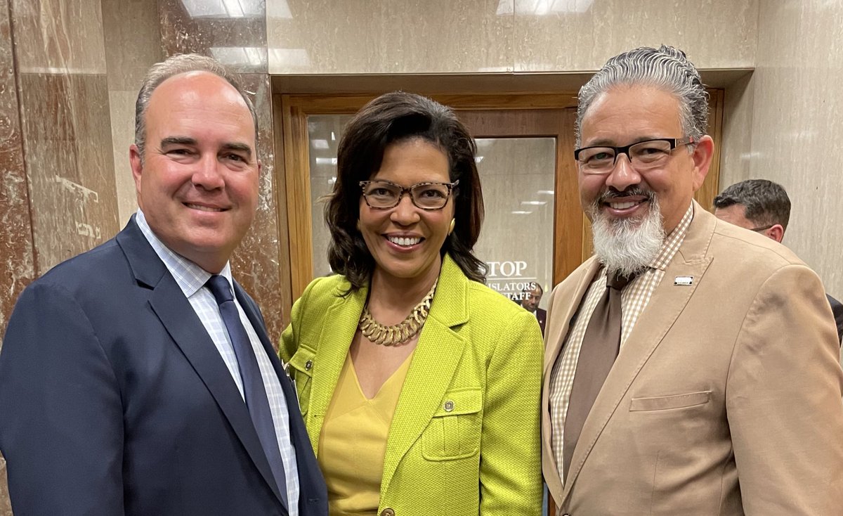 Ready for Senate Education this afternoon. Proud to advocate for higher education and talent development with these great leaders @SLUPrez @ulsystem @RickGallot #StrongerTogether #lalege