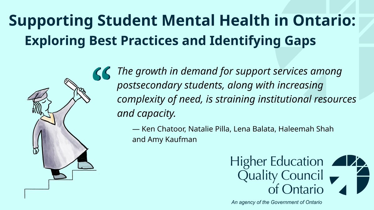 May is Mental Health Awareness Month! Our report from earlier this year focuses on supporting student mental health in Ontario. heqco.ca/pub/supporting… #highered #ONpse #cdnpse #MentalHealthAwarenessMonth