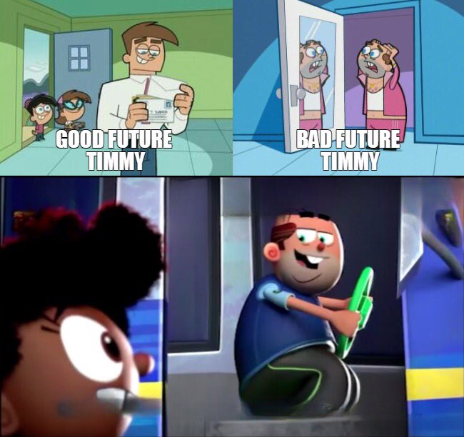 So, this is “Bad Future” Fairly Oddparents, then?