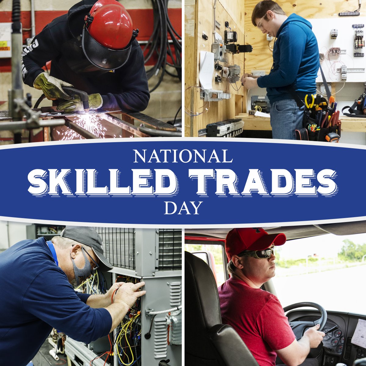 IT'S NATIONAL SKILLED TRADES DAY!
The first Wednesday in May every year we recognize the hardworking and skilled tradespeople who build this great nation and keep it running.
-
#nationalskilledtradesday #skilledtradesday #skilledtrades #trades #tradejobs #tradecareers