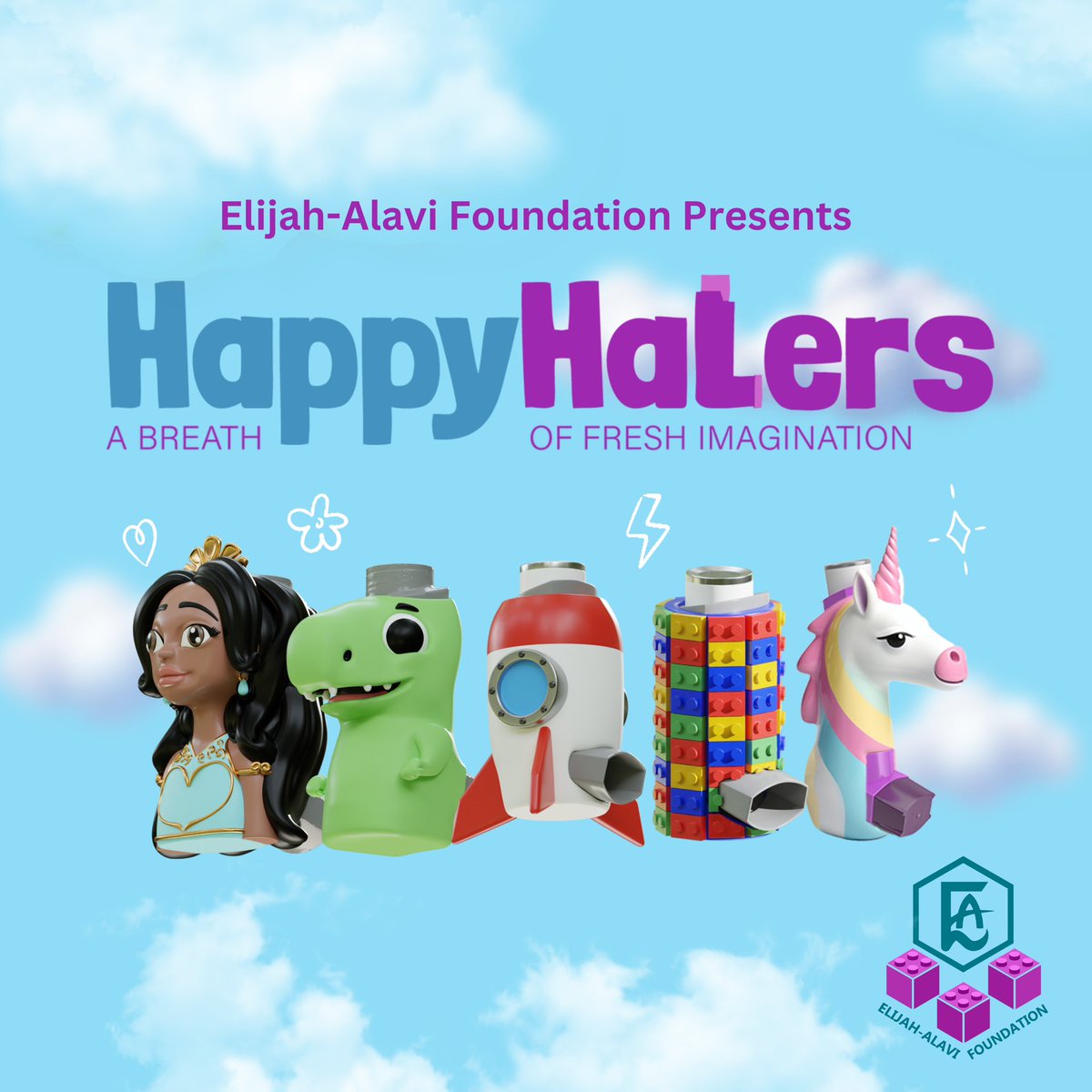 We are excited to share that we teamed up with @PatientsandPurpose and @CDM_NY to create HappyHalers. happyhalers.com #asthmaawareness #elijahsecho