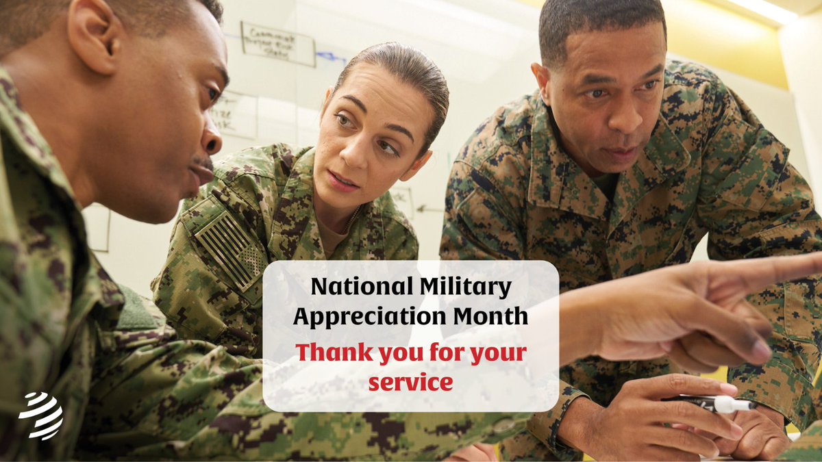 Join #UMGC in celebrating #NationalMilitaryAppreciationMonth! A huge thank you to all military personal at home and abroad for all that you do! #UMGC #SaluteToService