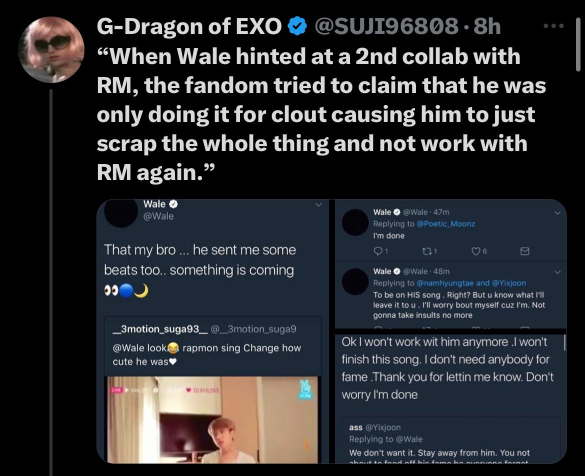 Debunking the misinformation about “Wale said he’ll never work with RM again” 
: a thread