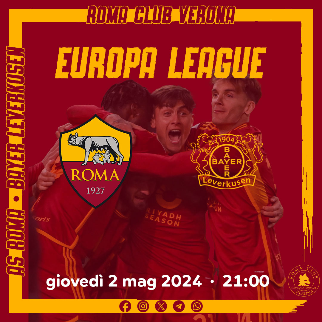 🏆 𝗦𝗘𝗠𝗜𝗙𝗜𝗡𝗔𝗟𝗜

#ASRoma | #ASRomaClubVerona