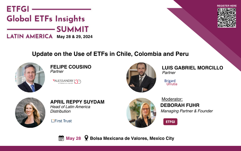 #RegisterNow bit.ly/4bjJNhZ to hear Felipe Cousino, Alessandri Abogados, Luis Gabriel Morcillo, @Brigard_Urrutia & April Reppy Suydam, @ftportfolios provide an 'Update on the Use of ETFs in Chile, Colombia and Peru' on May 28th in Mexico @BMVMercados