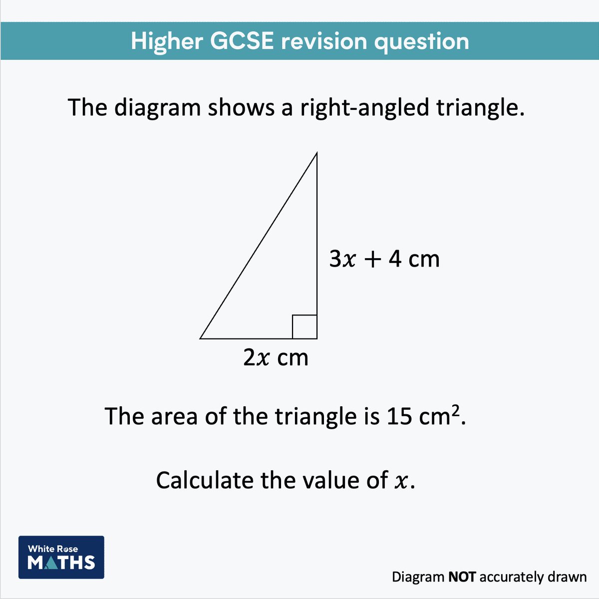 In the run-up to the first #Maths #GCSE exam, try our #Foundation and Higher revision questions of the day ✏️ These are ideal to use for quick revision with your students! #SecondaryMaths #MathsForAll