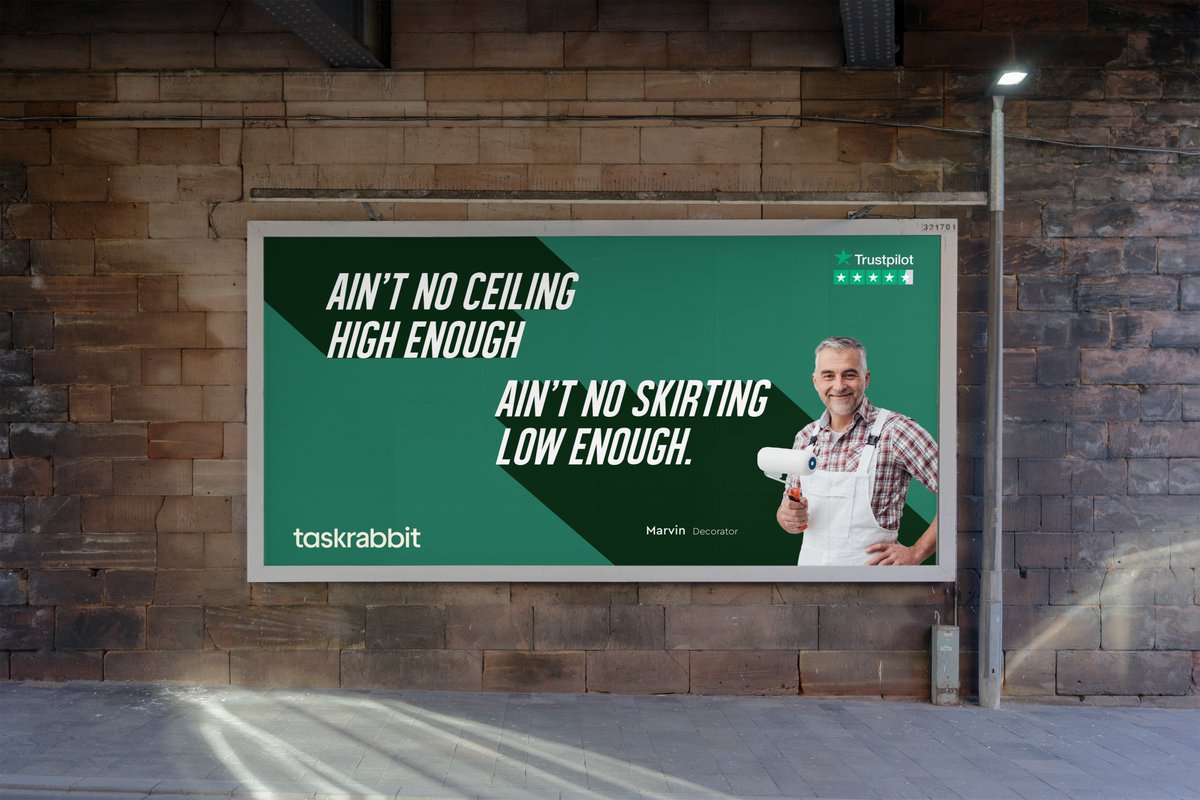 Neil Wright (@neilmwright) on Twitter photo Marvin's grey: <a href="/OneMinuteBriefs/">One Minute Briefs ⏱️</a>
Poster that brings to life famous song lyrics to promote the home service categories available on the
<a href="/Taskrabbit/">Taskrabbit</a> platform. #TaskLyrical #creative #copywriting #advertising taskrabbit.co.uk/services Marvin's grey: <a href="/OneMinuteBriefs/">One Minute Briefs ⏱️</a>
Poster that brings to life famous song lyrics to promote the home service categories available on the
<a href="/Taskrabbit/">Taskrabbit</a> platform. #TaskLyrical #creative #copywriting #advertising taskrabbit.co.uk/services
