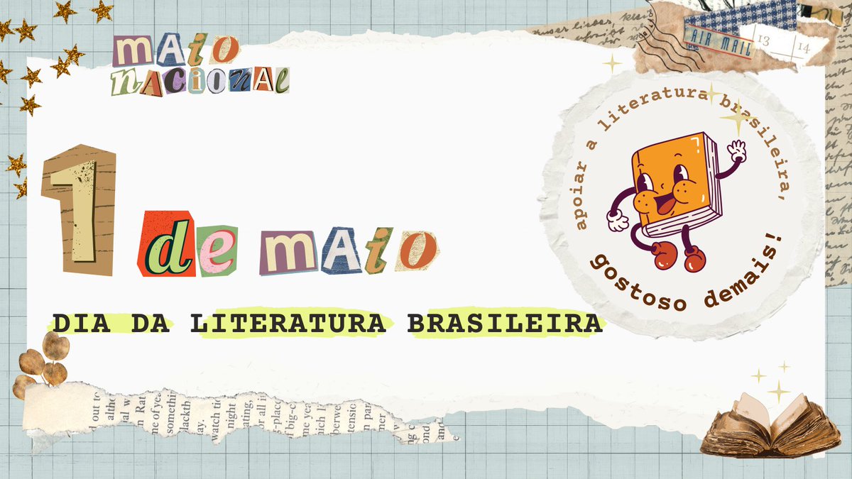 🟢 1º de maio: Dia da Literatura Brasileira 🟢

#MaioNacional
