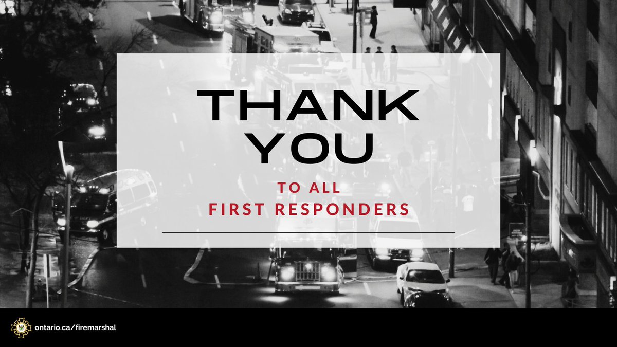 Today is #FirstRespondersDay in Ontario!

A day to thank our everyday heroes who put their lives on the line to protect us. Let's come together and show our support for these brave individuals who make a difference in our lives. 

#Ontario #Community