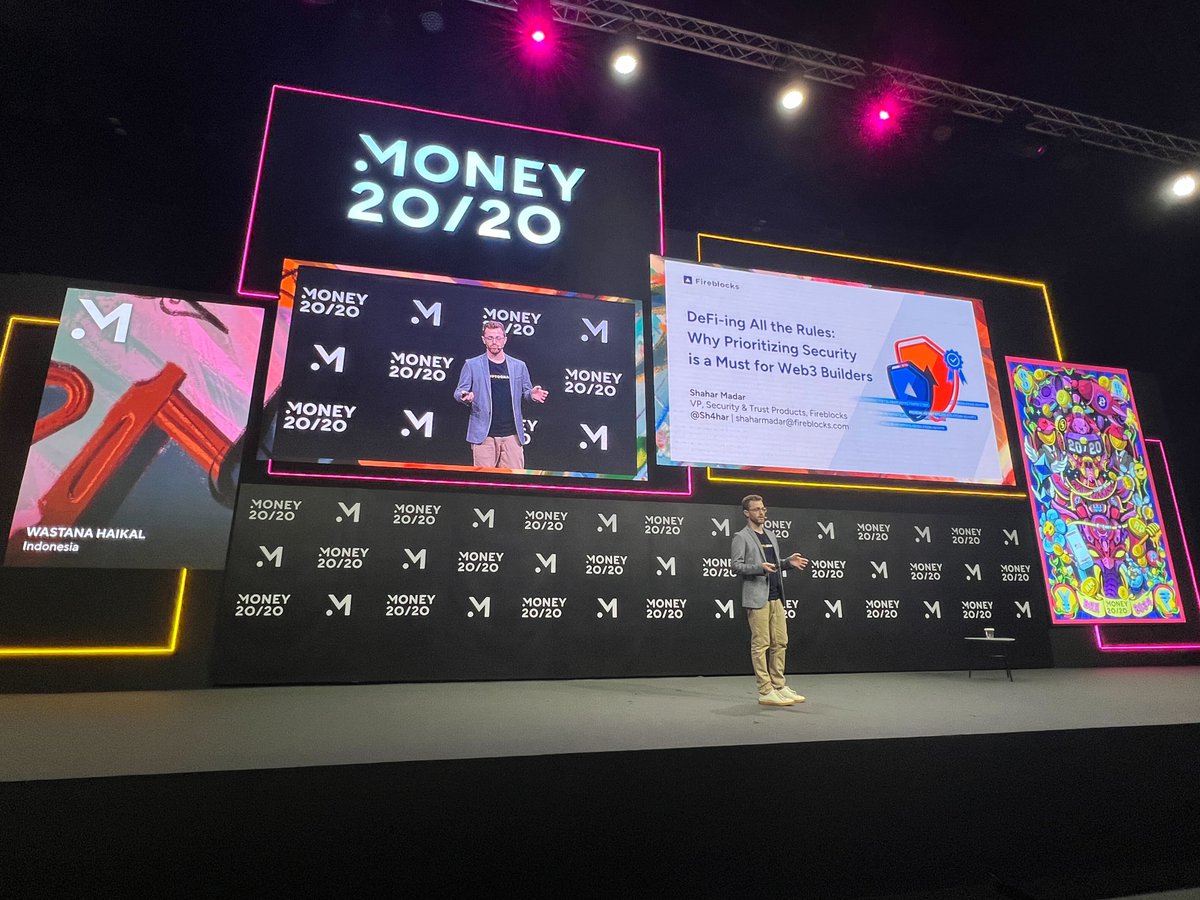 At @money2020, our VP of Security & Trust Products, @Sh4har, delivered a keynote addressing the critical security challenges in Web3. With $1.3B lost to DeFi hacks last year, Shahar emphasized the critical need for: ✅ Trust within teams to prevent internal hacks, ✅