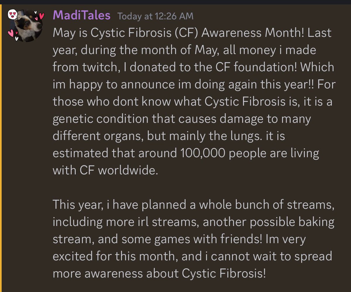May is Cystic Fibrosis Awareness Month! and i’m happy to announce that once again, all money i make this month will be donated directly to the CF foundation