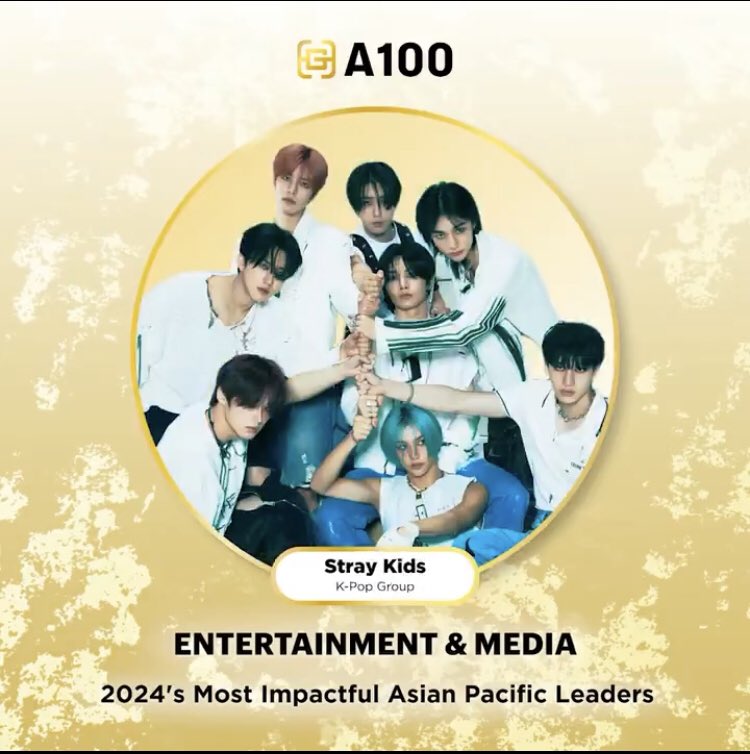 Stray Kids gets honored on this year's Gold House most impactful Asian A100 list.