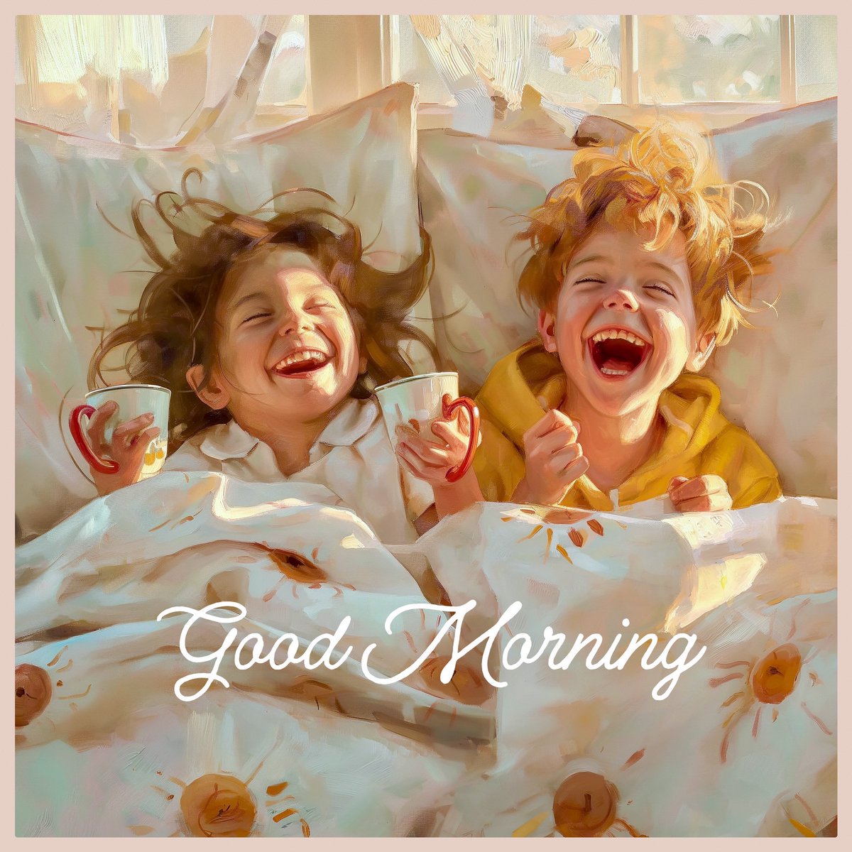 Good happy bright smiling glorious morning to you, and you, and you! #GoodMorningEveryone