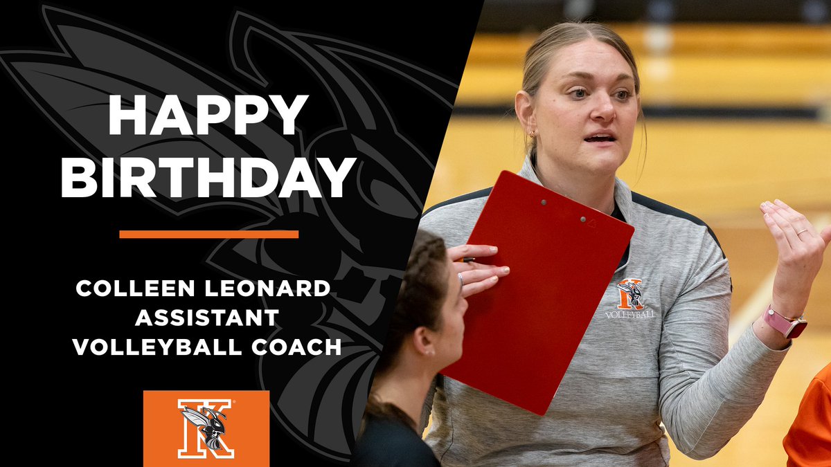 Happy Birthday to Colleen Leonard, Assistant @kzoovb Coach!