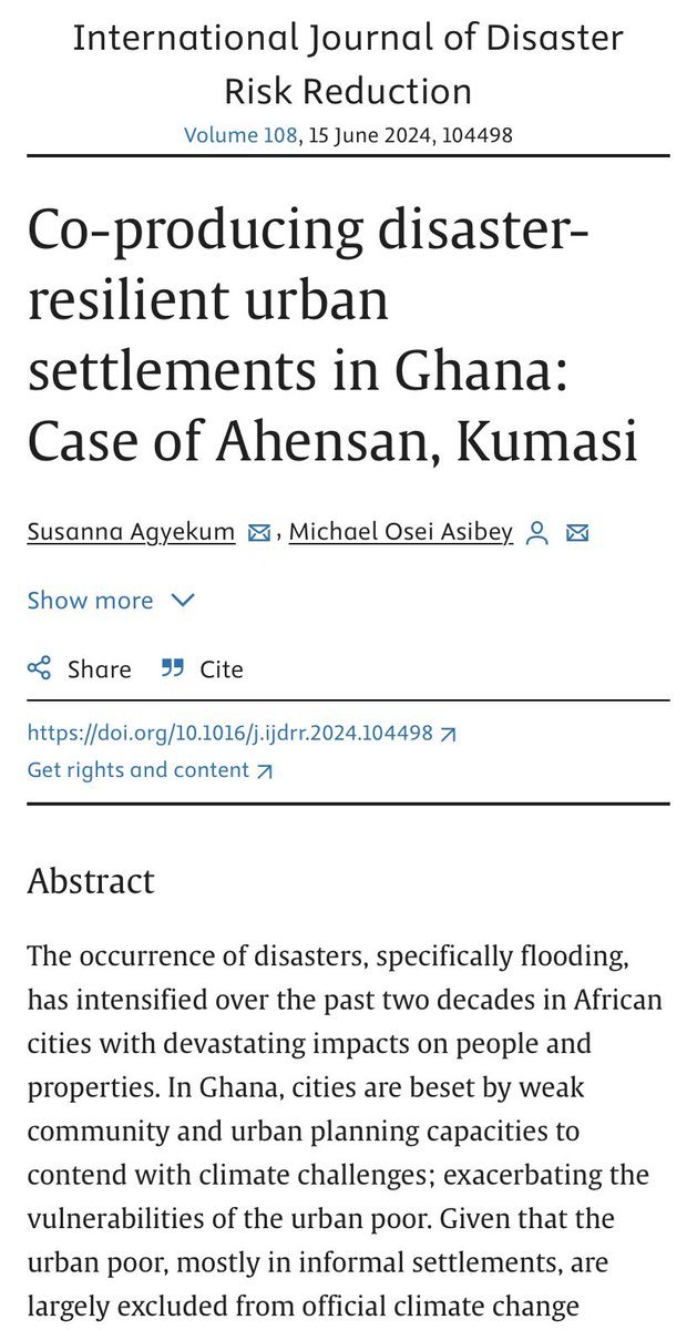 Hello twitter family, I am so excited to share this news with you, I just had my first paper published! I’m posting here with the hope that I may connect with people who are interested in research work that I could work with.#Researchpaper #MayDay2024