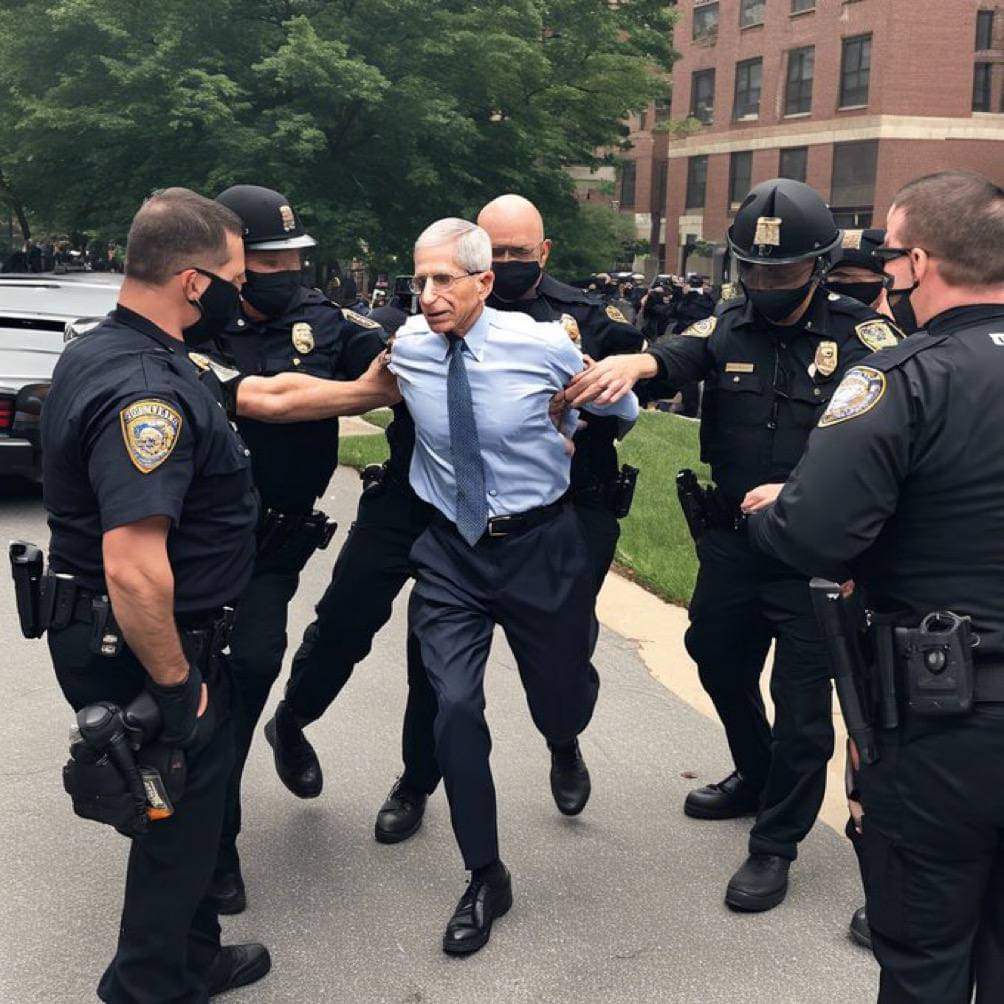 FAUCI JUST WAS ARRESTED FOR CRIMES AGAINST HUMANITY