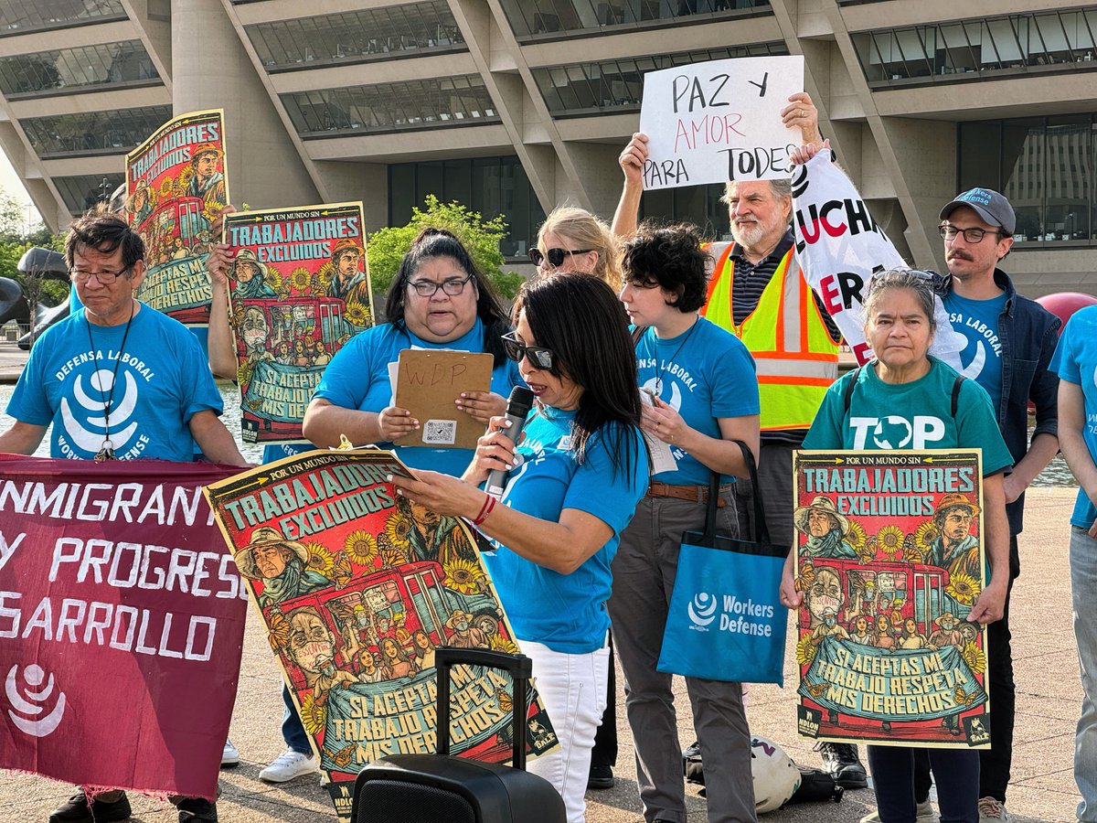 Today, on International Workers' Day, Workers Defense is taking the fight for the rights and dignity of migrant workers in Dallas directly to City Hall. #MayDay