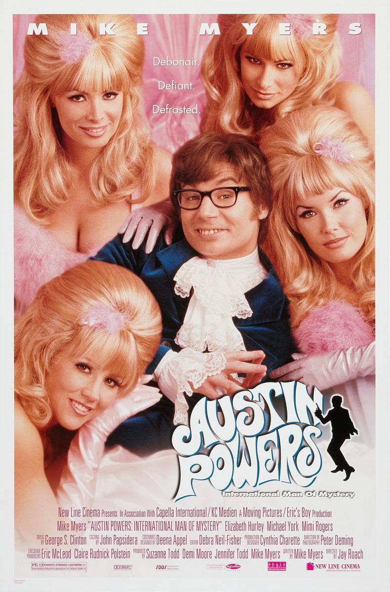 El 2 de mayo de 1997 se estrena en USA 'Austin Powers: Misterioso agente internacional' (Jay Roach) ✏️“Las mujeres lo desean y los hombres quieren ser como él” 🔎La escena del silencio fue improvisada por Mike Myers y Seth Green. ¿Que opináis de esta película?