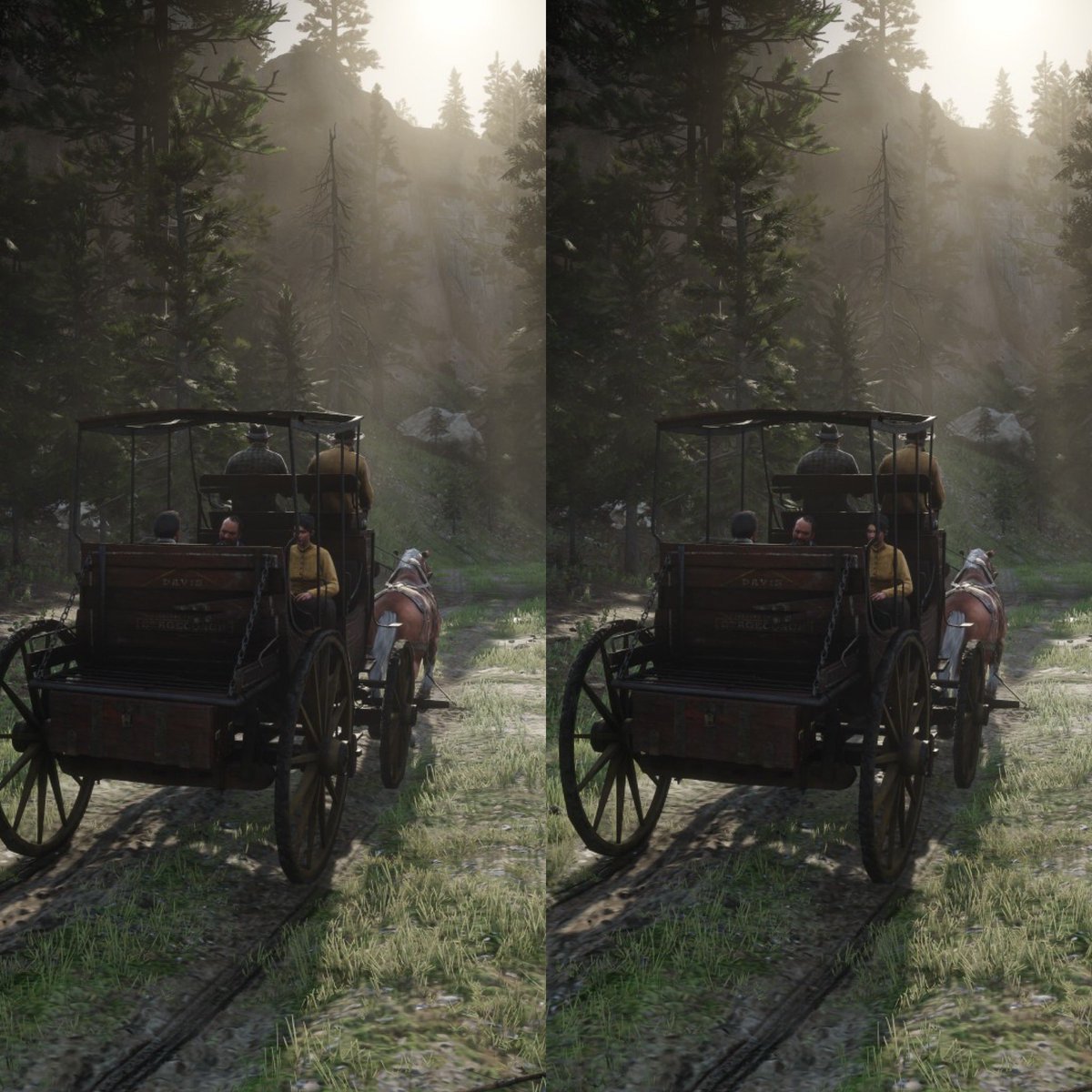 This is awesome. I’m taking stereoscopic photos in Red Dead Redemption 2 (left eye, right eye) and converting them to spatial photos to view in 3D on the Apple Vision Pro. Huge thanks to @theryangordon for making the Spatial Media Toolkit for Vision Pro.