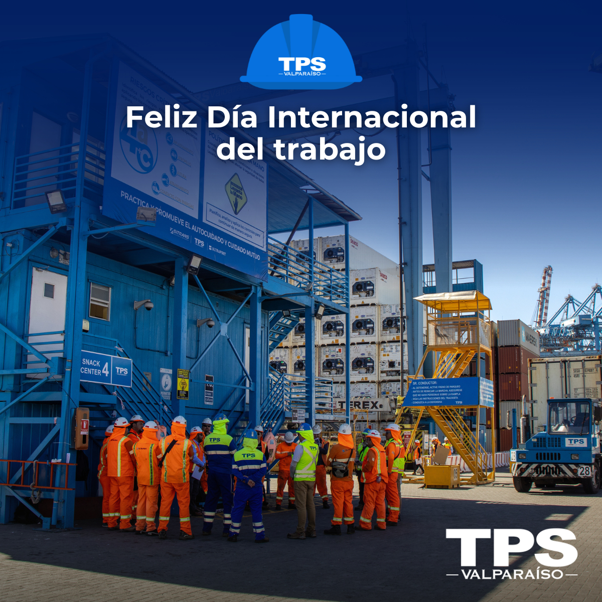 TPS_Valparaiso's tweet photo. ¡Feliz Día Internacional del #Trabajo!

Agradecemos especialmente a nuestros colaboradores y colaboradoras por su profesionalismo y compromiso con #Valparaíso y #Chile 🇨🇱

#DíaInternacionaldelTrabajo #compromiso #profesionalismo #orgullo https://t.co/n20Lly3lyB
