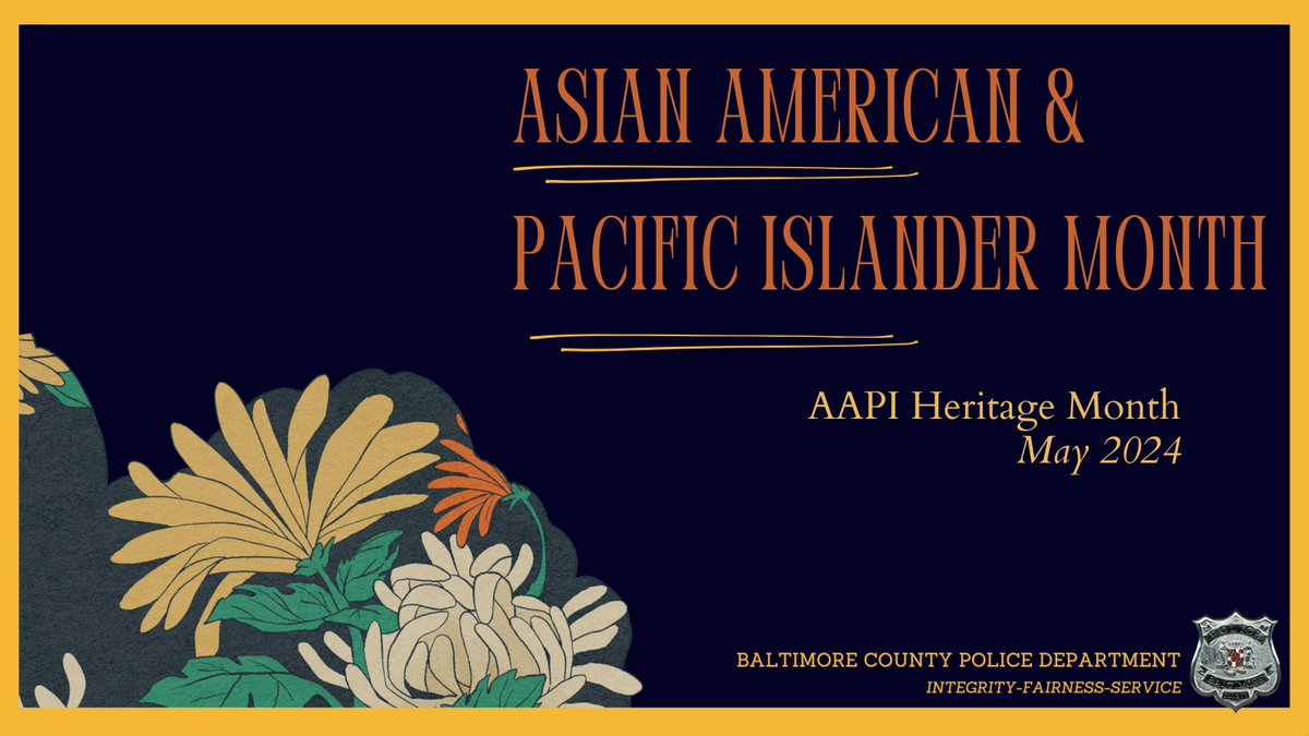 During Asian American and Pacific Islander Heritage Month, #BCoPD celebrates and appreciates the contributions of all of our #AAPI members. #aapiheritagemonth #asianamerican