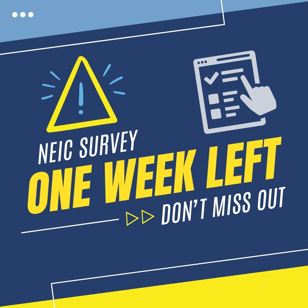 📢 ONE WEEK LEFT! Make your voice count for positive   change in our community. Speak up and Have Your Say! Your input matters, fill out the form in minutes via link in our bio🗣️ #NEICSurvey   #NEICCommunity #HaveYourSay