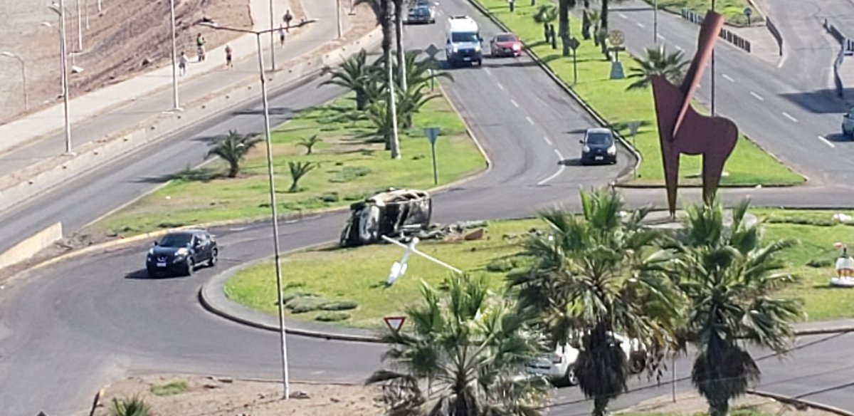 La nueva ornamentación del 21 de mayo en rotonda Chipana (?) #iquique