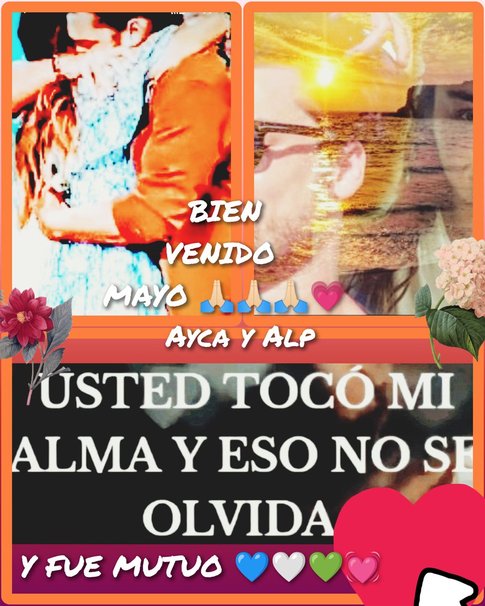 Bendiciones de Luz, amor,paz, armonía,salud y alegrías a todos en éste nuevo mes 🙏🏻 y por supuesto a mis queridos 
#AycaAysinTuran #AlpNavruz 
#AycAlp 💙🤍🕊️💚 'Usted tocó mi Alma y éso no se olvida '💞🙏🏻 1 er día de Mayo 💗🙏🏻