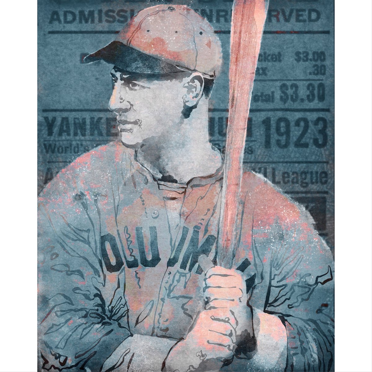 This Day in Baseball History: April 30, 1923 - The New York Yankees sign 20-year-old prospect Lou Gehrig to a contract paying him a salary of $2,000 and a bonus of $1,500.
#tripleplaydesign #iamtripleplaydesign #tpdtradingcards #design #lougehrig #nyyankees #ironhorse #baseball