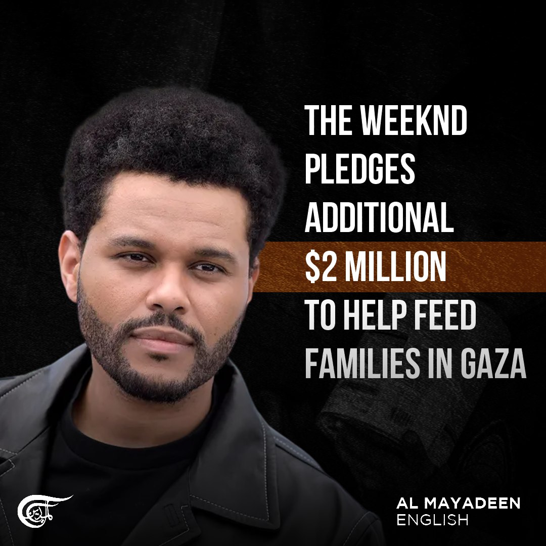 I'm not one to put celebrities on a pedestal but this is pretty cool!

#FreePalestine #theweekend #CelebrityClicks #news 
[From @AlMayadeenNews]