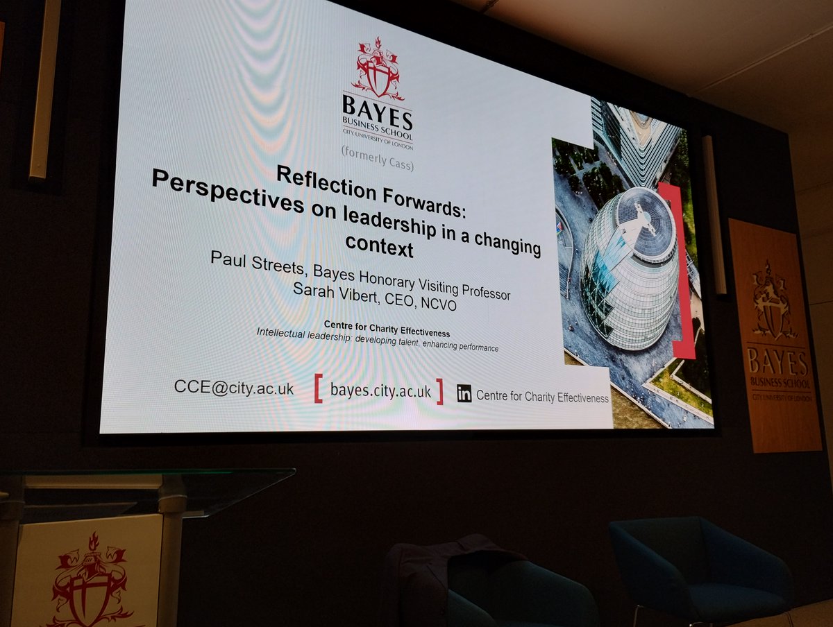 What does the leadership model look like for future generations of social leaders?

Today we’re tuning in to a conversation on leadership hosted by @BayesCCE, where @PaulStreets_ @LBFEW will discuss new approaches to leadership for the non-profit sector with @sarahvibert82 @NCVO.