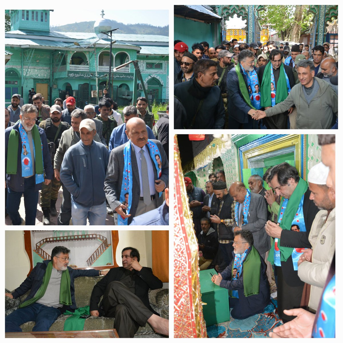 Sharing glimpses from today as JKPC President @sajadlone filed his nomination papers for the Baramulla Lok Sabha Seat. Senior General Secretary & Covering Candidate Molvi @imranrezaansari also filed his nomination papers today.