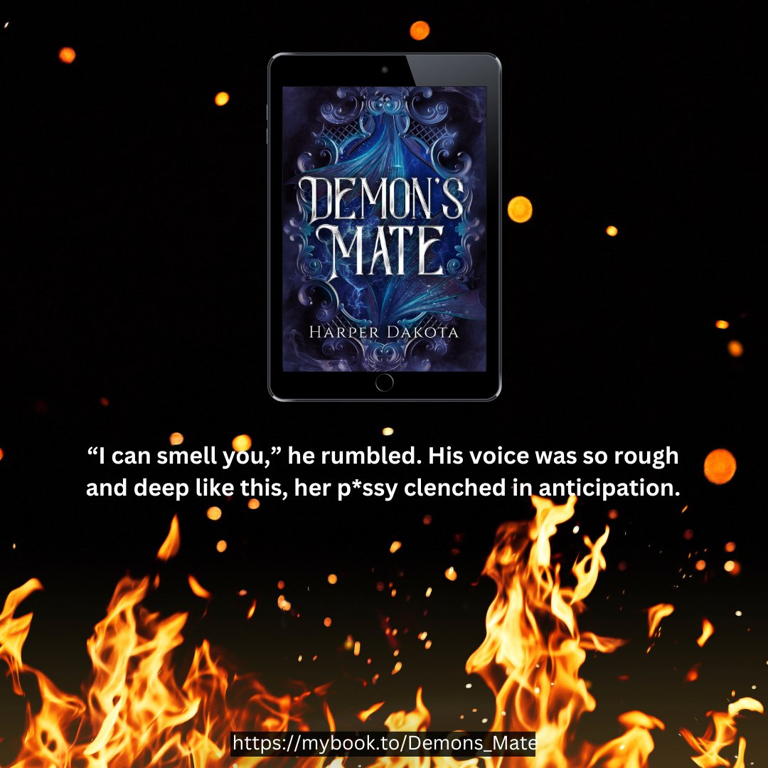 A nasty peek into Demon's Mate! Now out on Amzn/KU.
mybook.to/Demons_Mate
#paranormalromancebooks #demonromance #demonromancebooks #foundfamily #fatedmates #secondchanceromance #newrelease
#standaloneromancebook