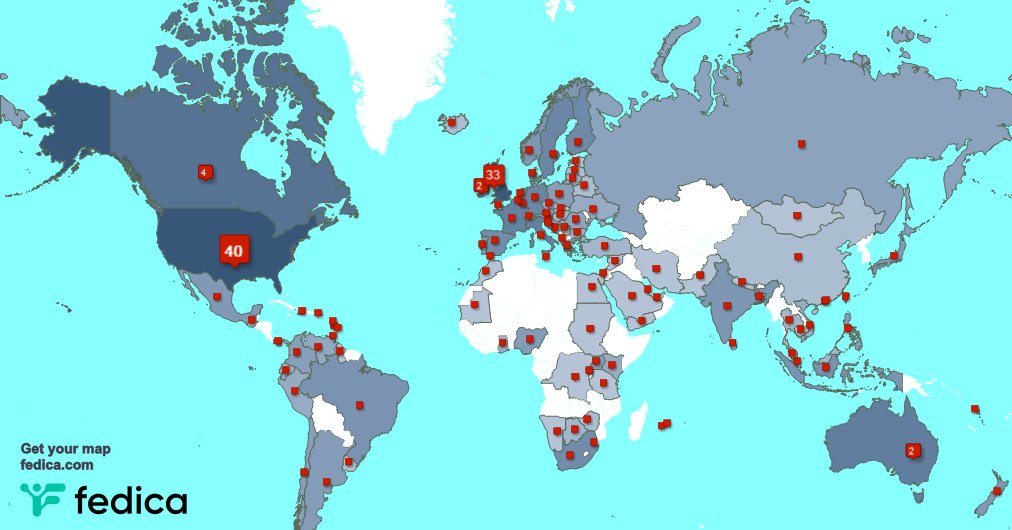 I have 5 new followers from France, and more last week. See fedica.com/!XRPRadio