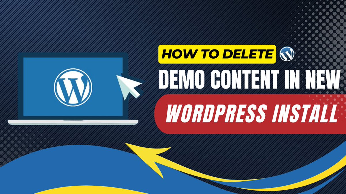 How To Delete Demo Content In New WordPress Install youtu.be/EojzpYCOwK4?si… via @YouTube

#WordPressTutorial #DeleteDemoContent #WordPressSetup #NewWordPressSite #ContentCreation #WebDevelopment #MyContentCreatorPro #FreeWordPressTraining