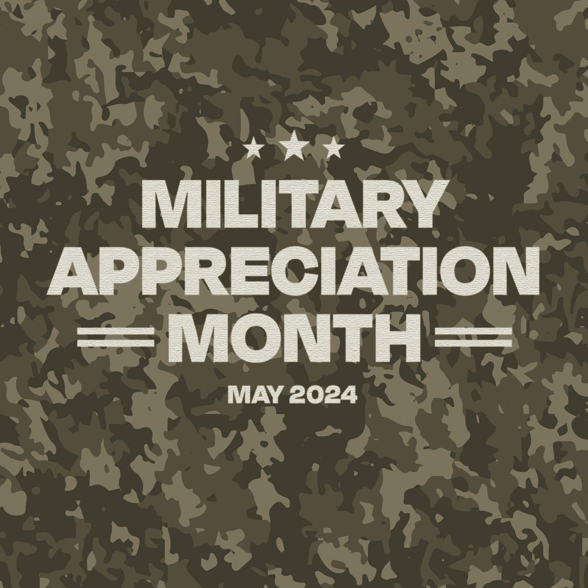 During the month of May, we recognize #MilitaryAppreciationMonth as we honor and commemorate the sacrifices and contributions of our nation’s service members.