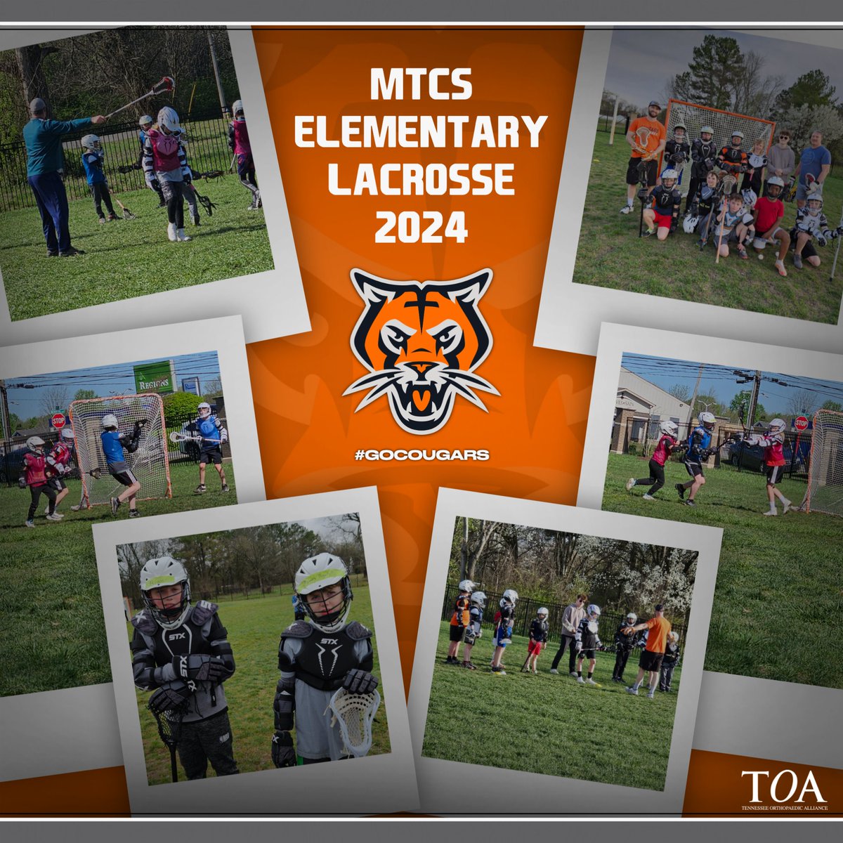 MTCS was excited to launch an elementary lacrosse developmental program this year!! Congrats to the first lacrosse players and coaches in MTCS history! #GoCougars