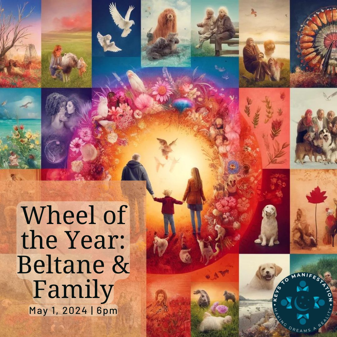 Beltane reminds us of the beauty of union and the joy of creation—be it babies, businesses, or brilliant new beginnings. 🌈 But let's not forget chosen family, the folks who stand by us when the glitter fades. Who's in your witchy chosen family? 💖 #ChosenFamily #BeltaneBlessings